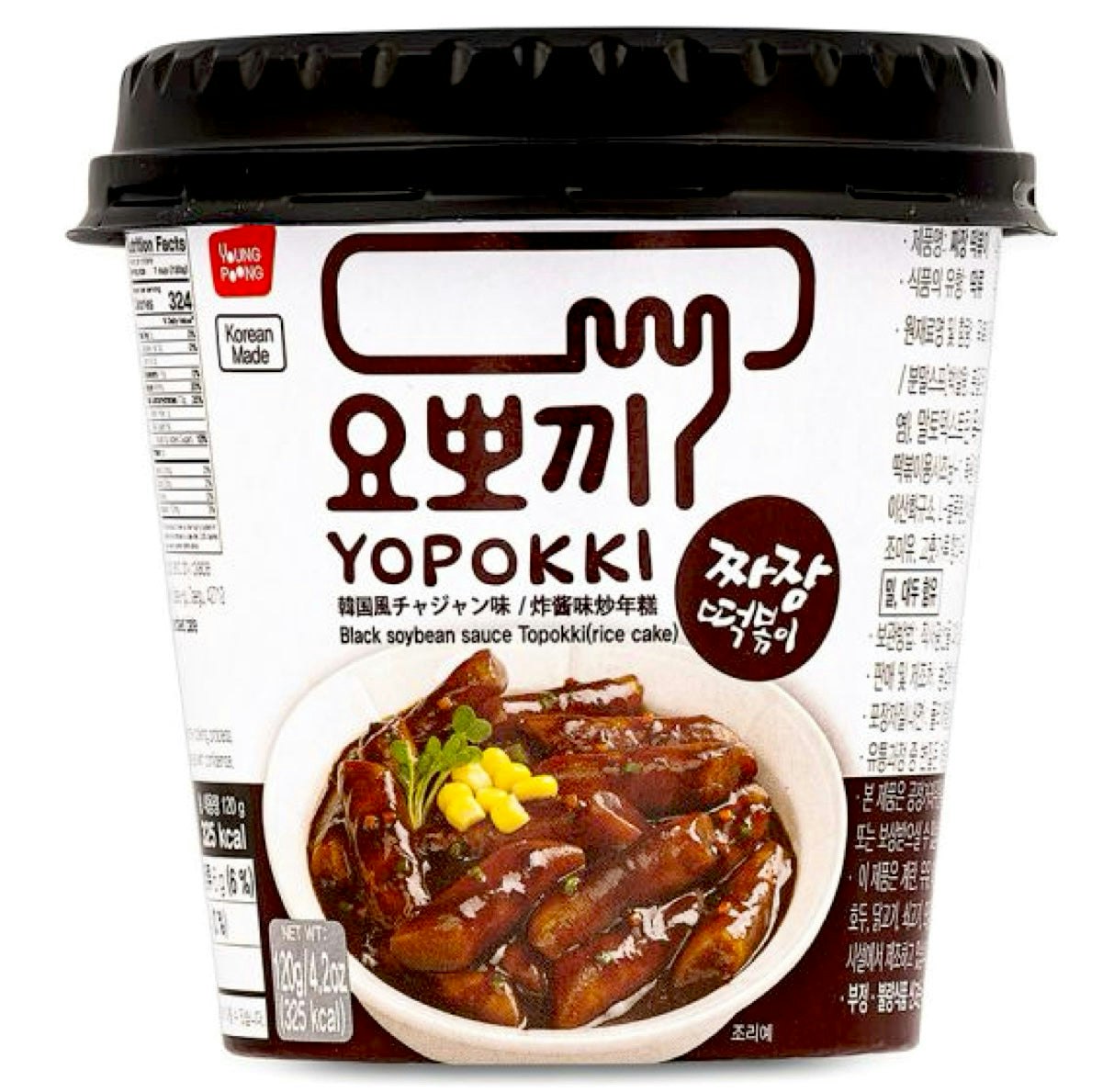 YOPOKKI Inst Black soybean Topokki CUP 120g