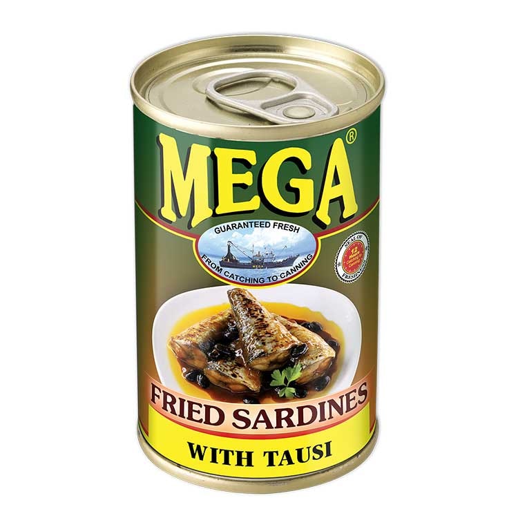 Mega fried sardines black bean/ with tausi 100g