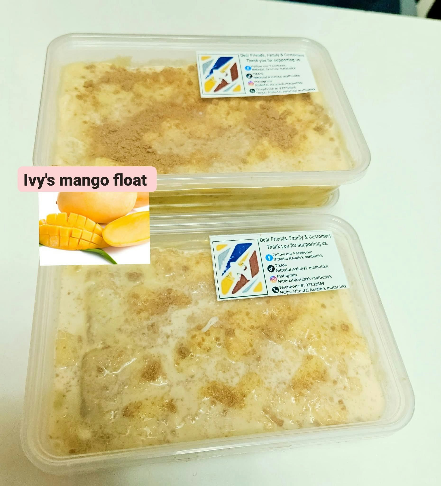 Ivy's creamy mango float 400g