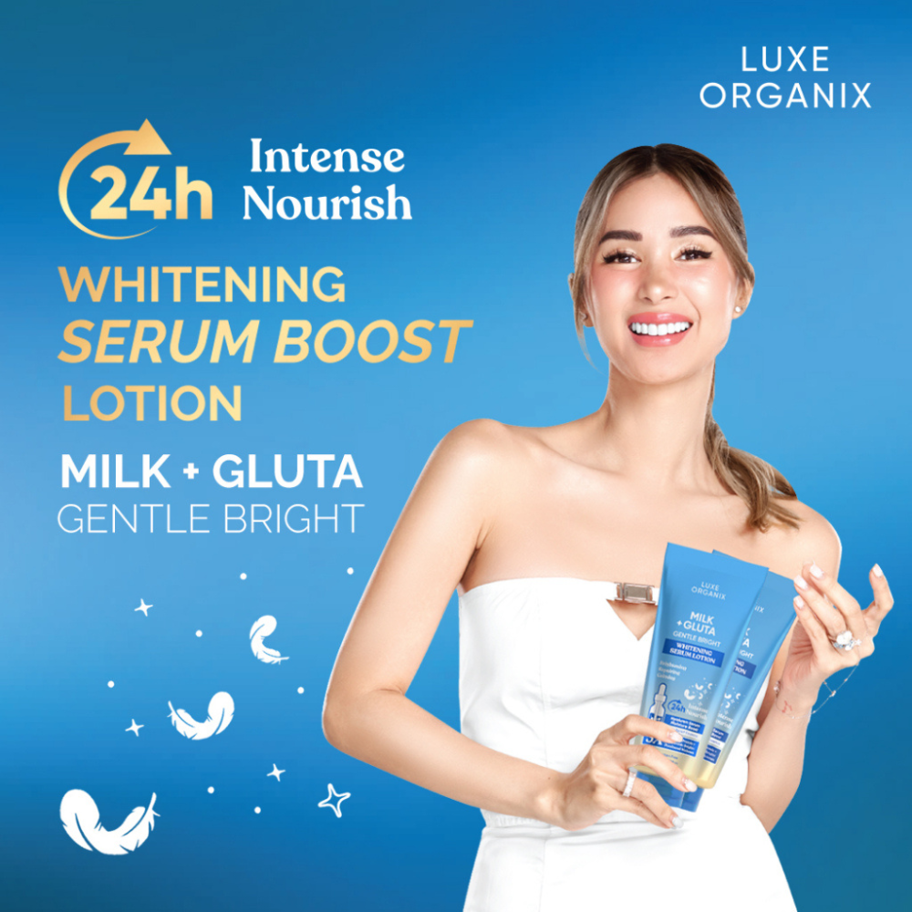 Luxe Organix  Melk + Gluta Serum Lotion 350ml
