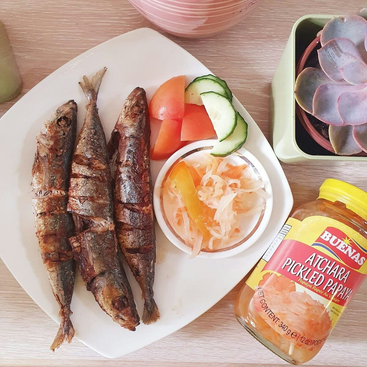 Buenas Pickled papaya atchara (340g)