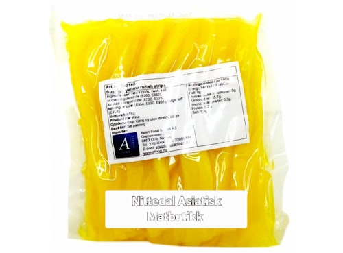 Lutos Sushiyo Yellow Radish Strips 1 kg