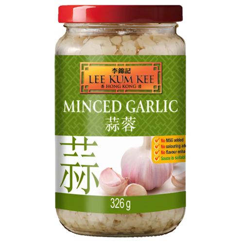 Lee kum kee  mince garlic 326g ( super tilbud )