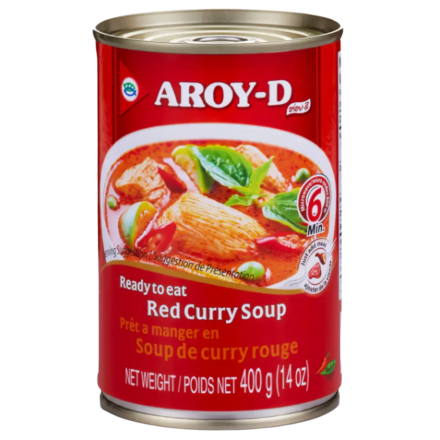 Aroy- D Red curry soup 400g ( Super tilbud )