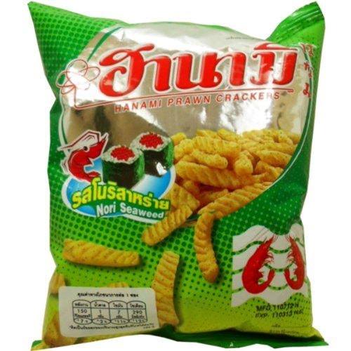 Hanami prawn crackers/ 62g / Rekekjeks (Nori-tang) 62 g av Hanami