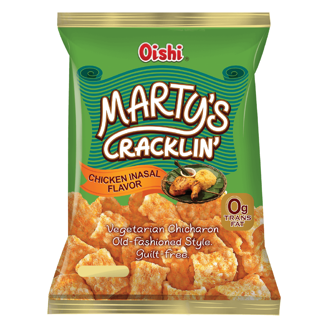 Marty's crackin 90g/ Vegetarisk Chicharon Gammeldags stil. Skyldfri