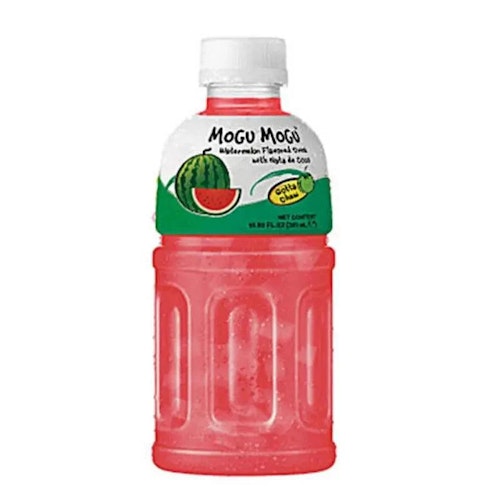 MOGU MOGU Watermelon Flavored drink with Nata de Coco 320 ml