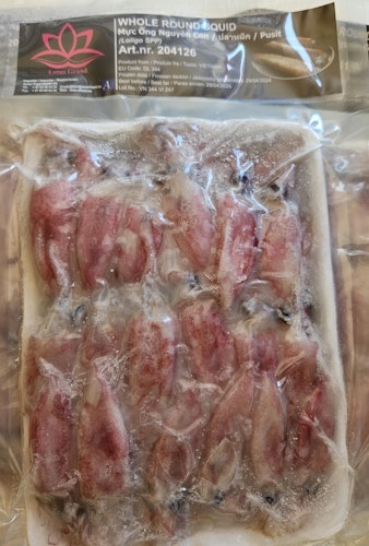 Squid/ whole Round squid 500g