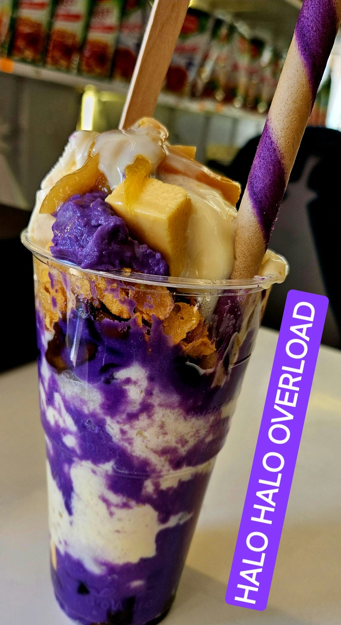 Halo halo  Overload / mixed dessert( visit our store  to complete your summer)