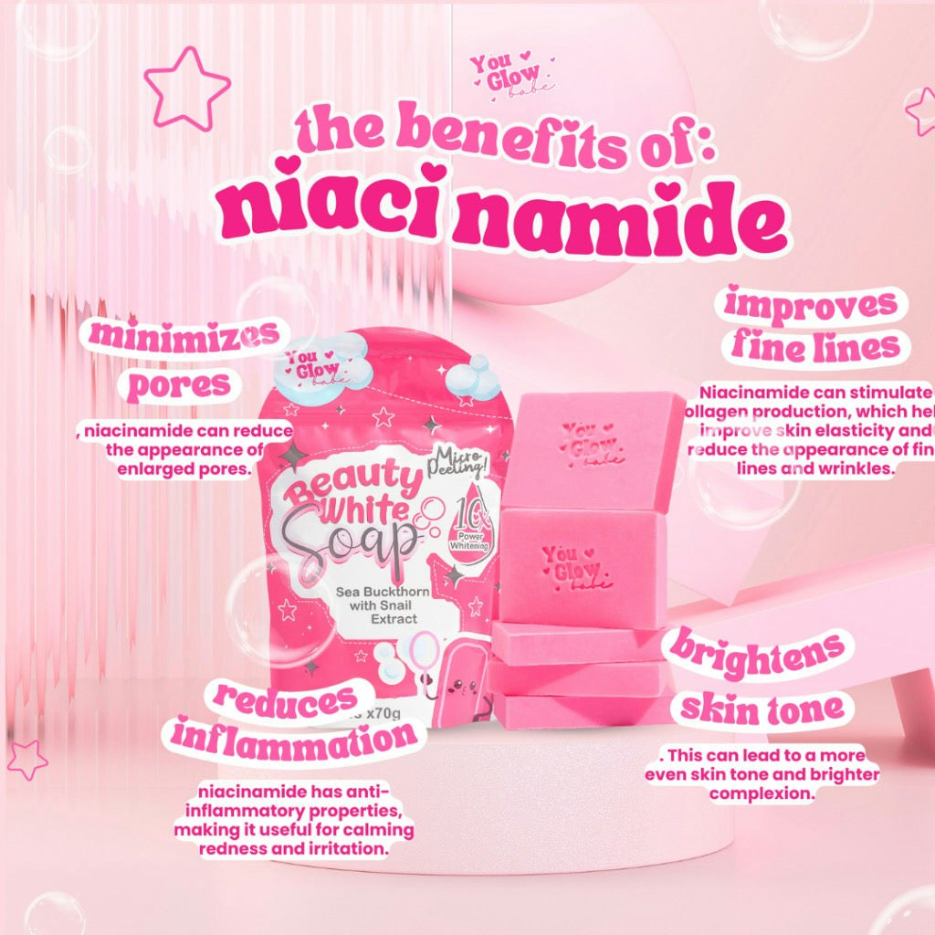 You Glow Babe Beauty white  soap  70 g x 5 stk)
