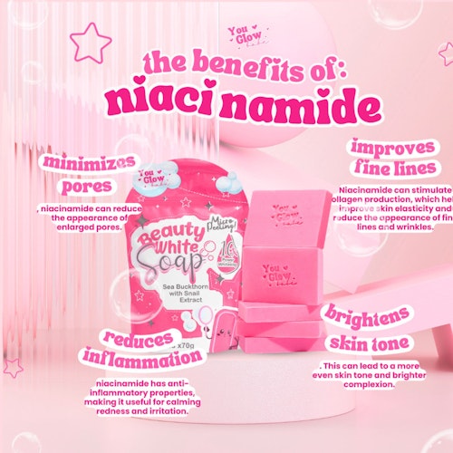 You Glow Babe Beauty white  soap  70 g x 5 stk)
