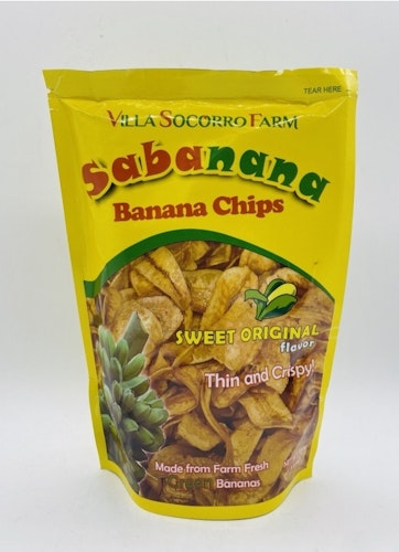 SABANANA Banana Chips Sweet Original Flavor 100g ( 21/02/2026)