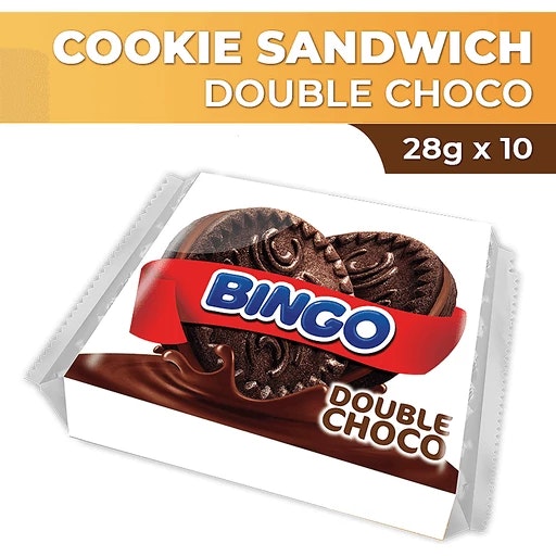 Bingo Cookie Sandwich Sjokoladebelagt sjokoladesandwich | 28g 10s