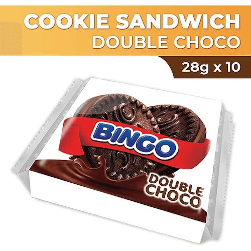 Bingo Cookie Sandwich Sjokoladebelagt sjokoladesandwich | 28g 10s
