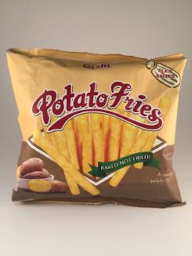 Oishi potato fries baked  not fried 50g