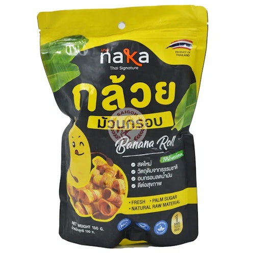 NAKA Bananrullchips 130g