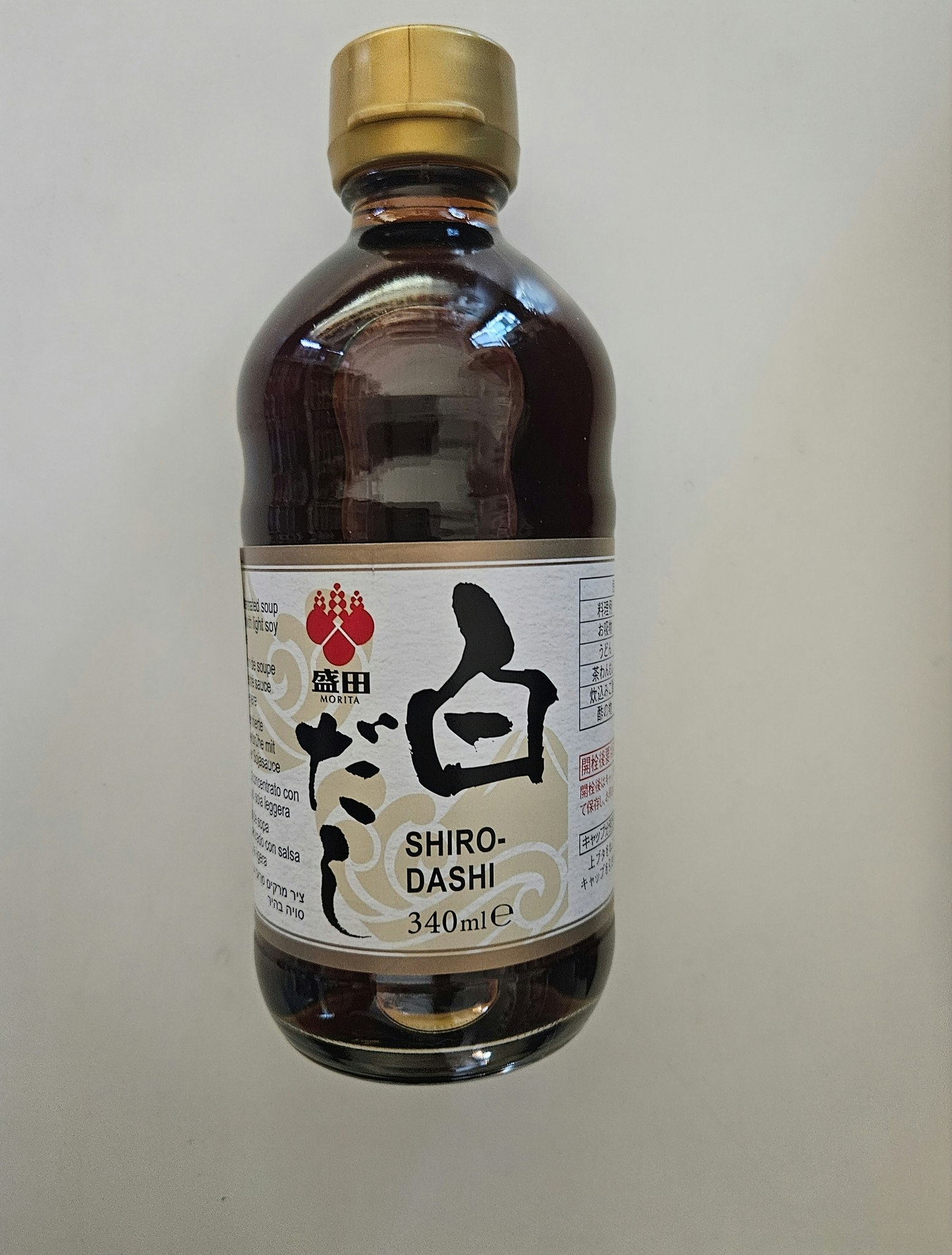 Shiro-Dashi Light soy sauce Soup Base 340ml /Morita Shiro- Dashi