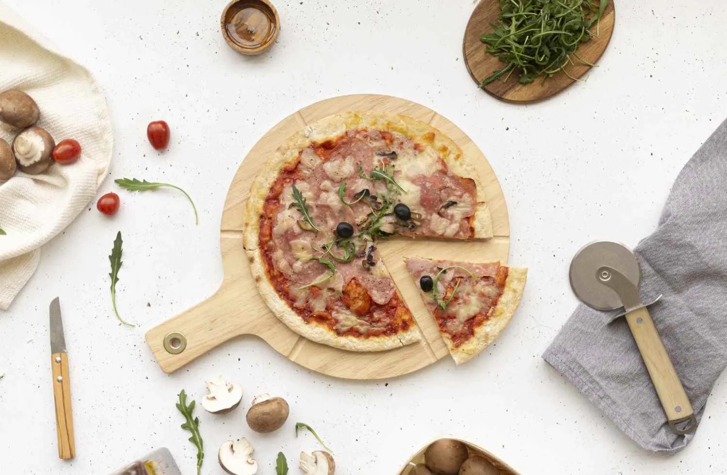 Pizza set  2 delar- Livoo