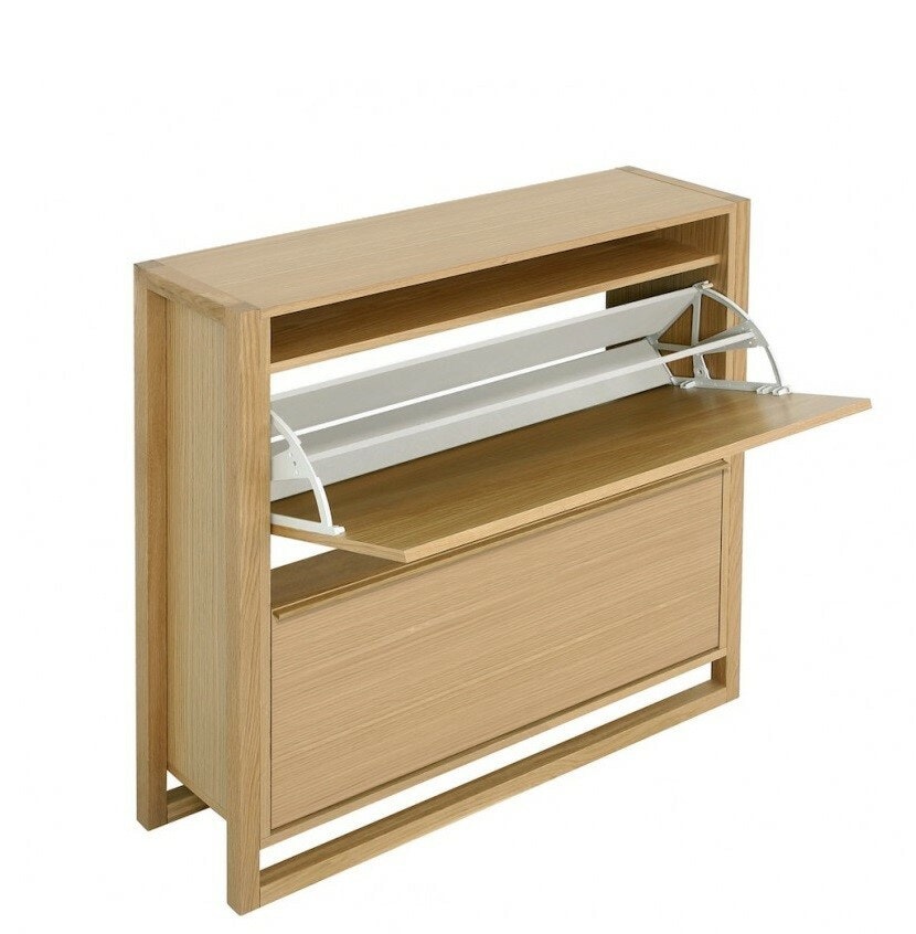 NEWEST Skoskåp med 2 lådor