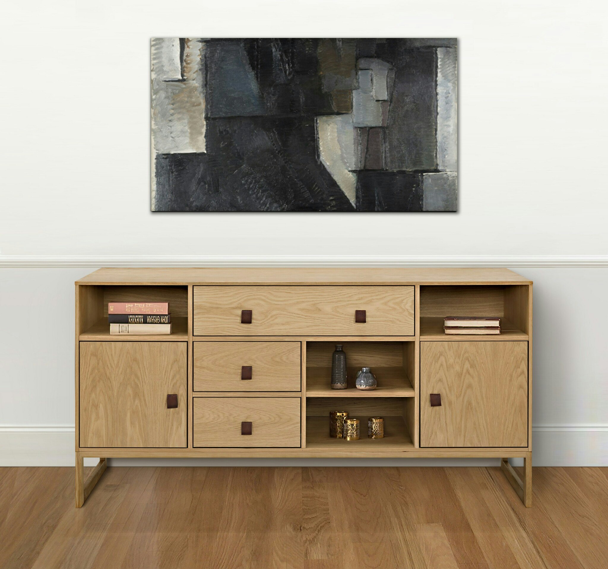 SLUSSEN Tvåsidig sideboard