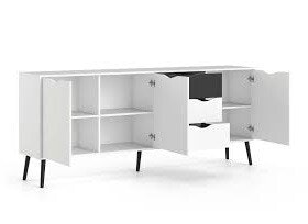 DELTA S 75454 Skänk med 3 dörrar och 3 lådor