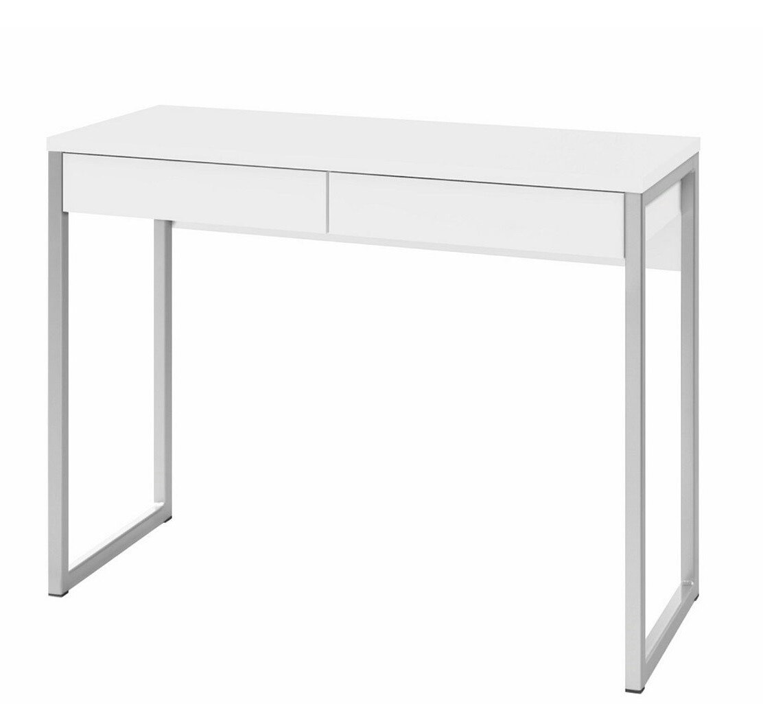 FUNCTION 80122 VIT Skrivbord med 2 lådor