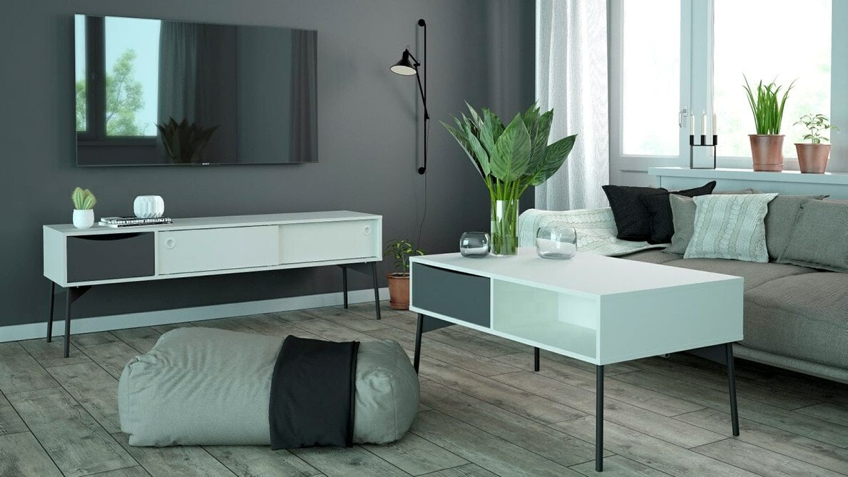 FUR VIT 86132 Tv-bänk