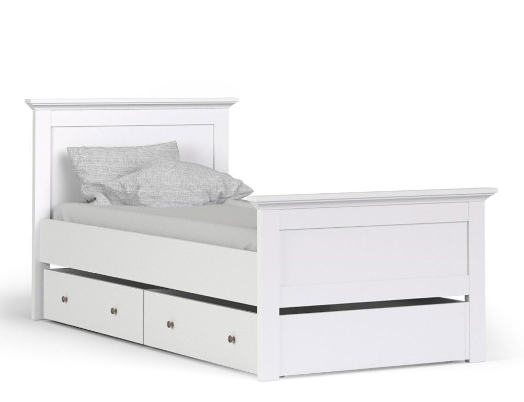 PARIS 77800/06 Sängstomme 90 cm med 2 sänglådor