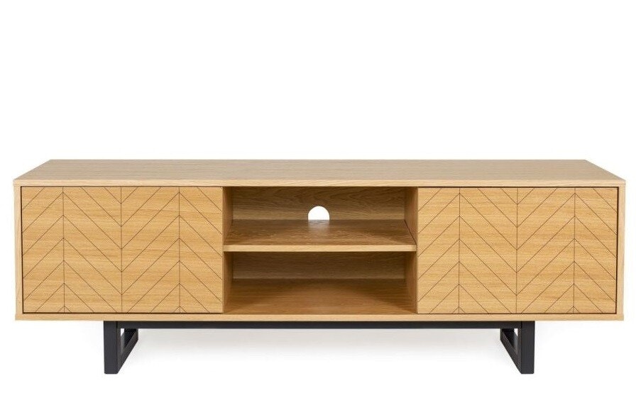 CAMDEN HERRINGBONE PRINT Tv-bänk