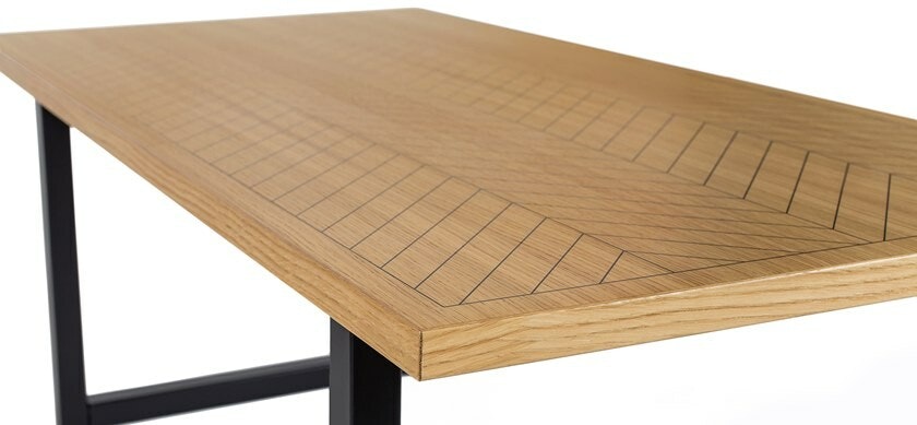 CAMDEN HERRINGBONE PRINT Matbord