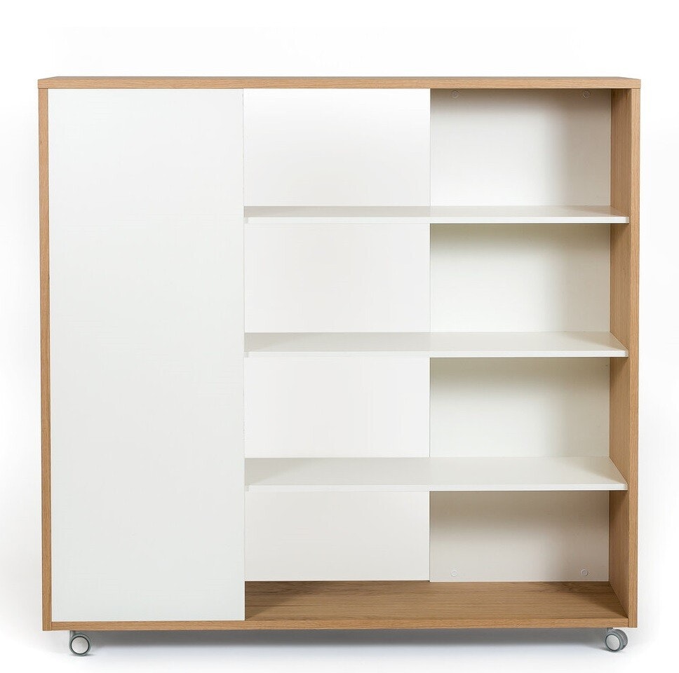 ADALA EK/VIT Roomdivider / Tvåsidig bokhylla
