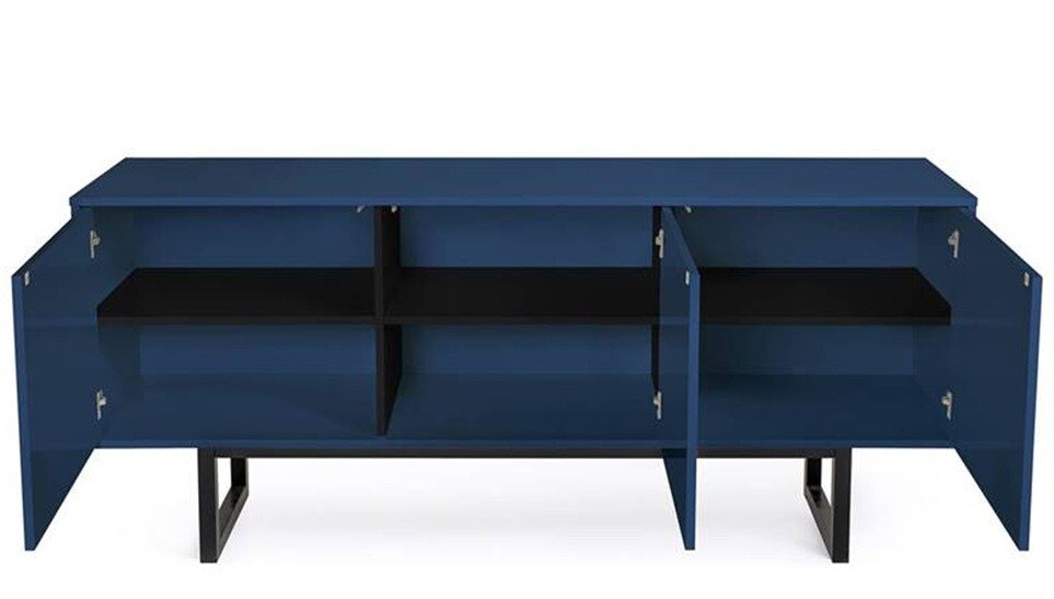 CAMDEN HERRINGBONE PRINT BLUE Sideboard
