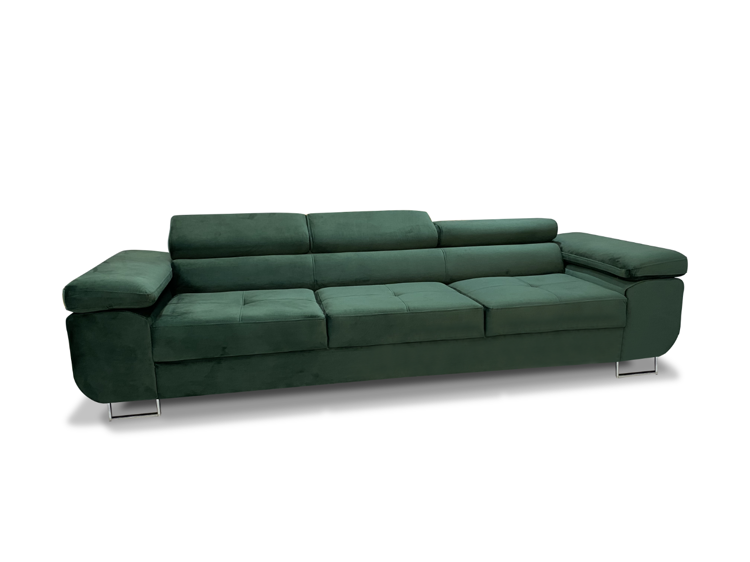 Soffa 3-sits ANDRE Mörkgrön sammet