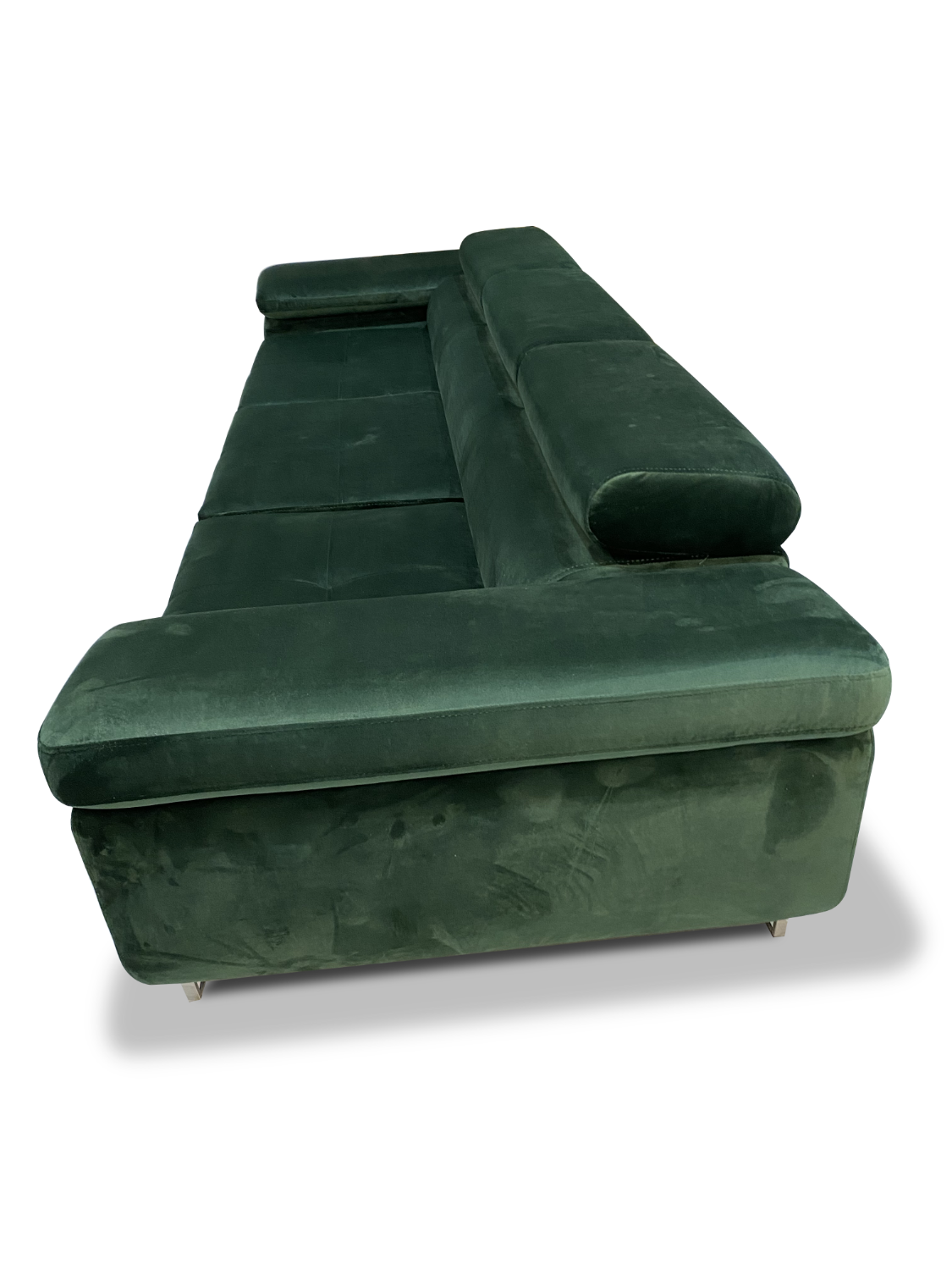 Soffa 3-sits ANDRE Mörkgrön sammet