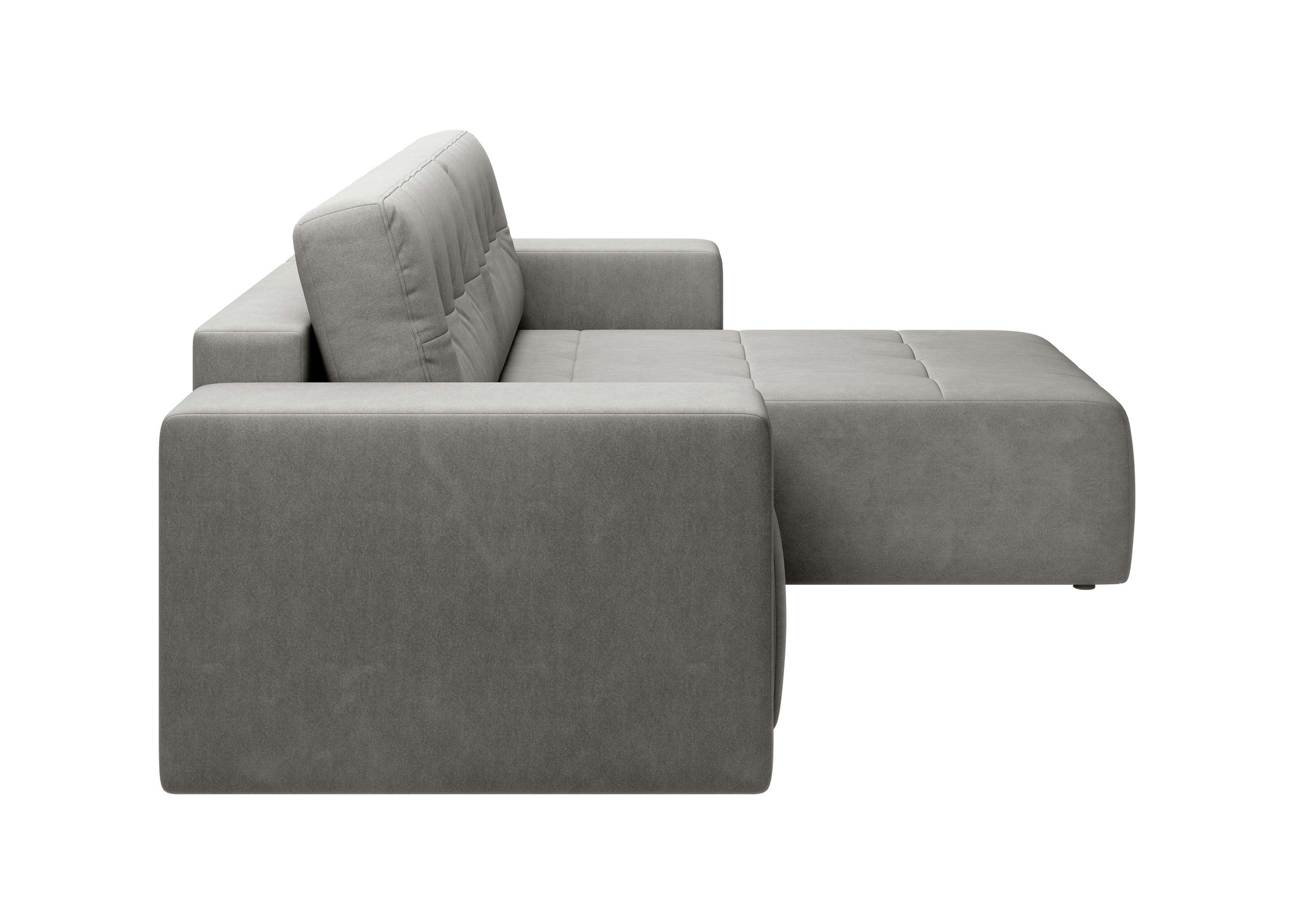 Bäddsoffa Divan Askgrå - VERTINO