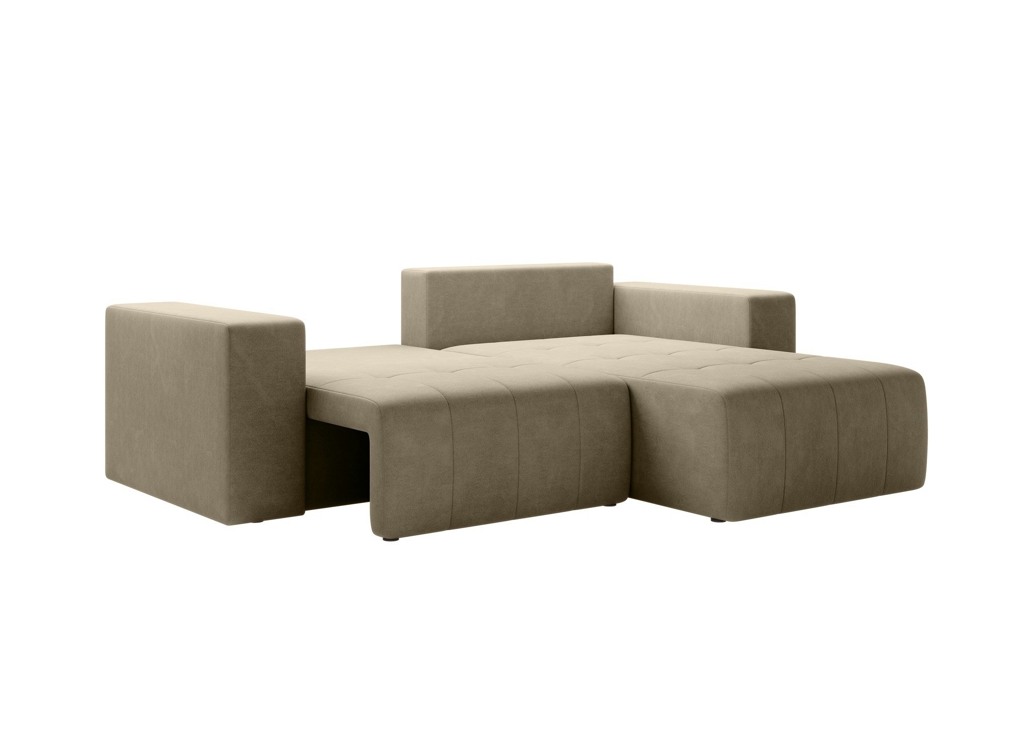 Bäddsoffa Divan Beige - VERTINO