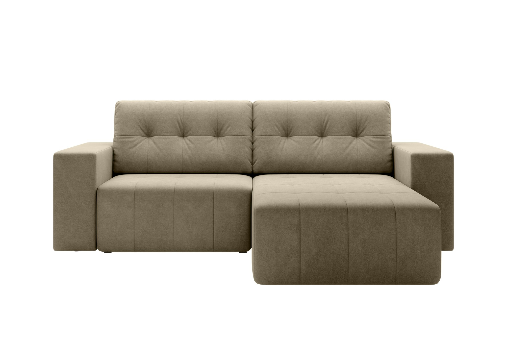 Bäddsoffa Divan Beige - VERTINO