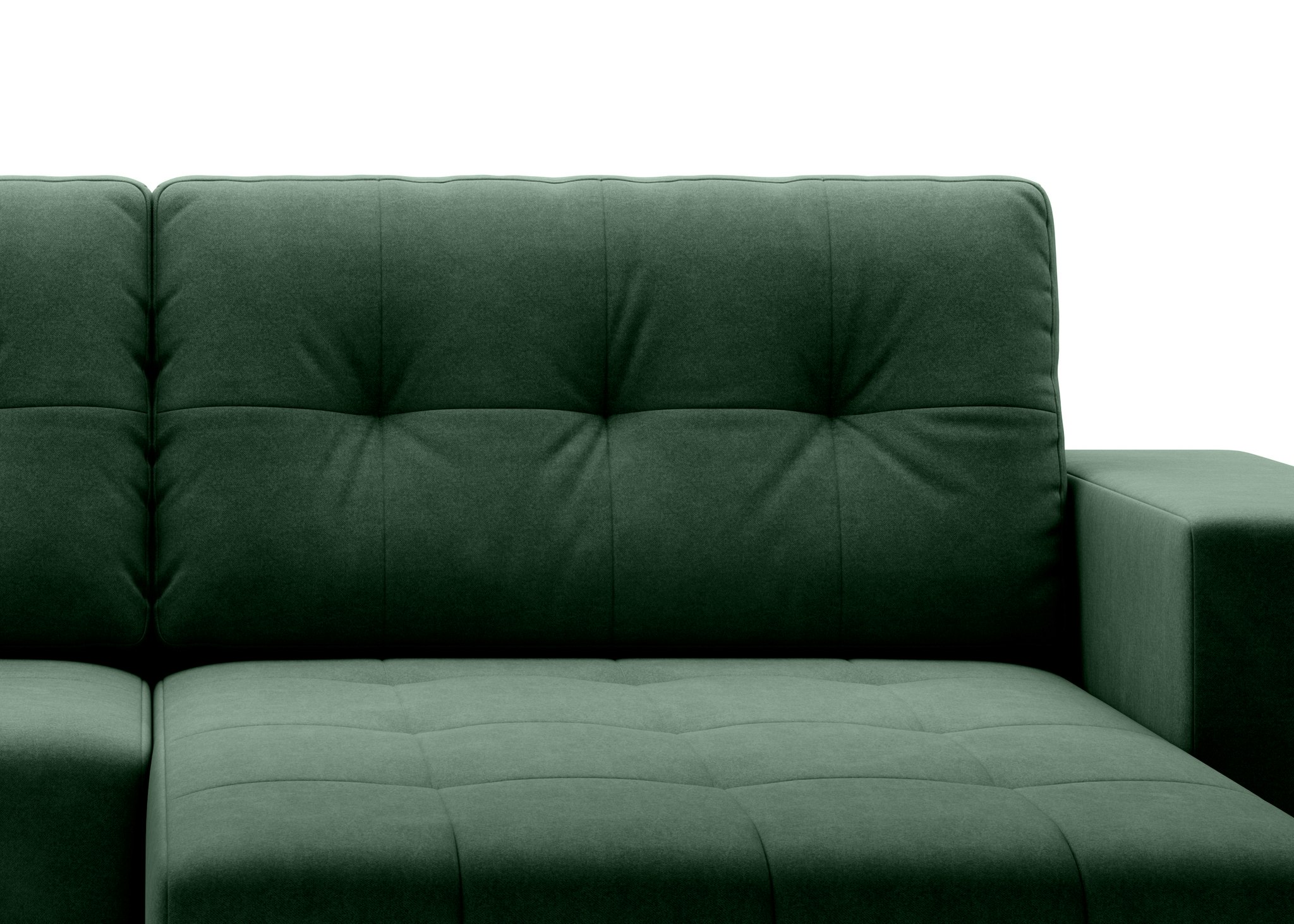 Bäddsoffa Divan Mörkgrön - VERTINO