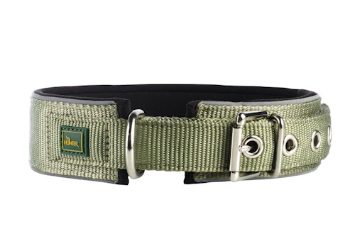 HUNTER Hundhalsband Neopren Reflex Oliv