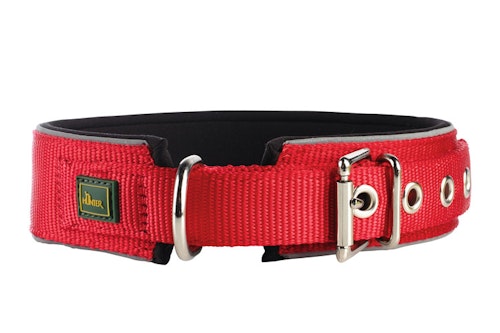 HUNTER Hundhalsband Neopren Reflex Röd