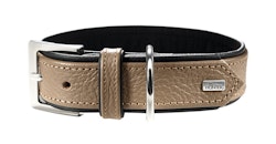 HUNTER Hundhalsband Capri Classic Nappaläder Sten