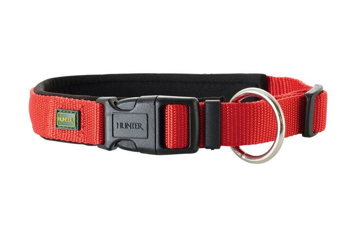 HUNTER Neopren Vario Plus Halsband Röd