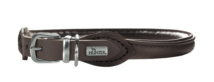 HUNTER Elk Petit Round & Soft Halsband Mocca