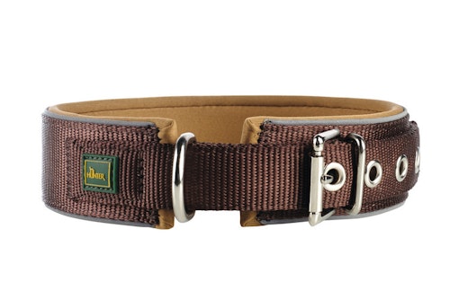 HUNTER Hundhalsband Neopren Reflex Brun (Best. vara)