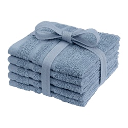 Tvättlappar Mellanblå 5-pack