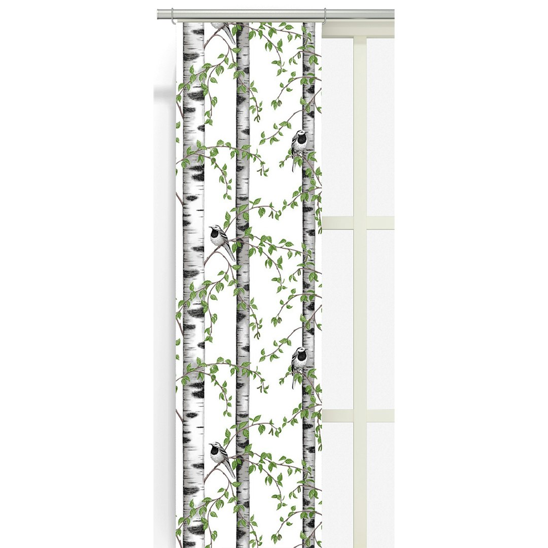 Panelgardiner Björkdungen Vit 2-pack - Arvidssons Textil