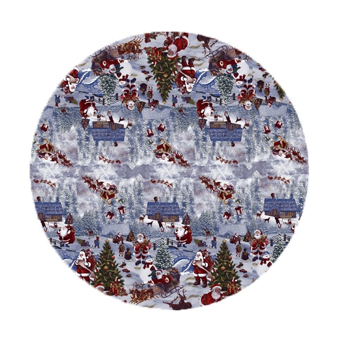 Vaxduk Rund Jul Tomteland Ø140 cm Lillytex Hemtextil online