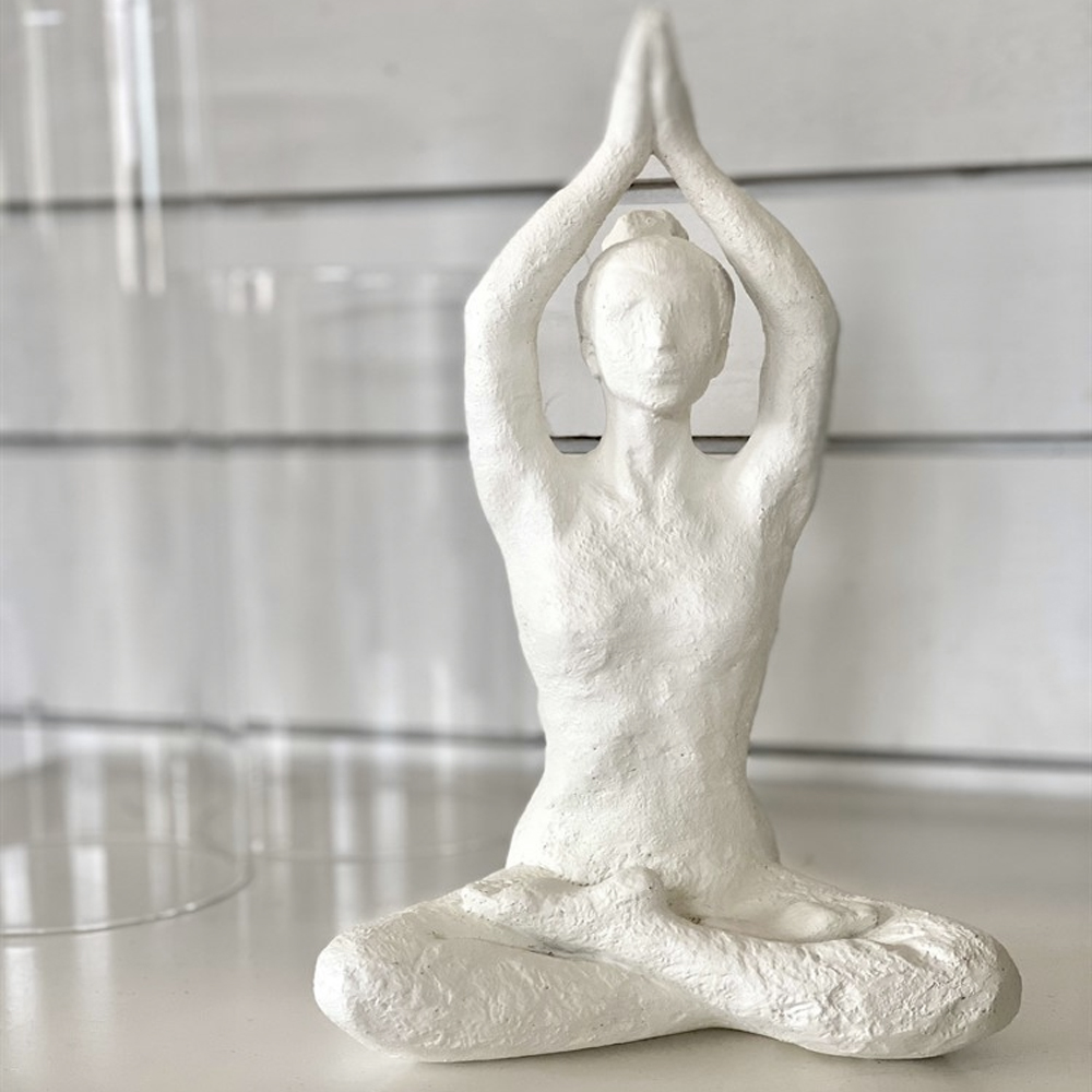 Dekoration Yoga Izusa Vit - SIGNED