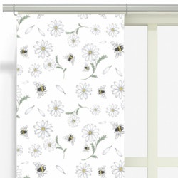 Panelgardiner Blomstersurr Vit 2-pack - Arvidssons Textil