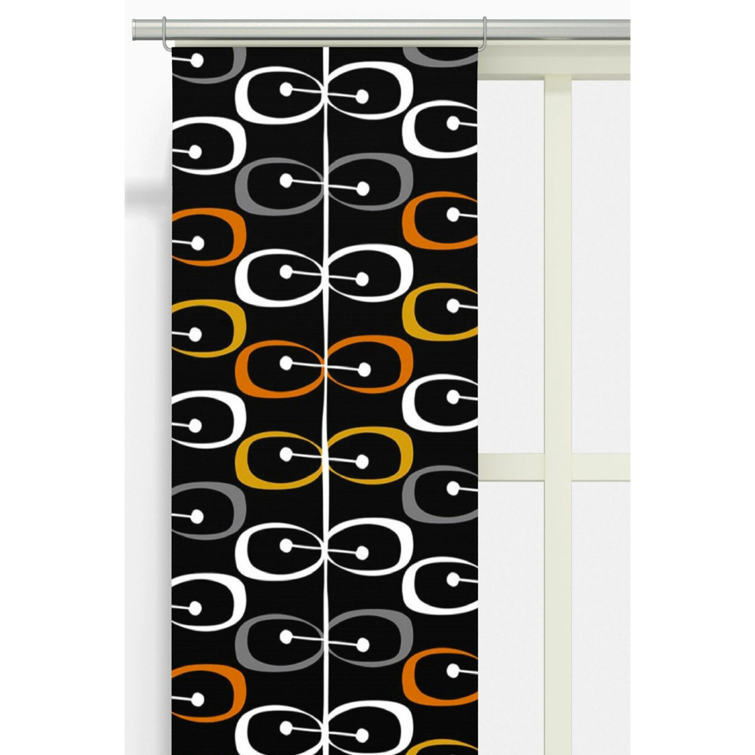 Panelgardiner Kiwi Svart 2-pack - Arvidssons Textil